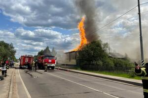 У РФ горить спиртзавод