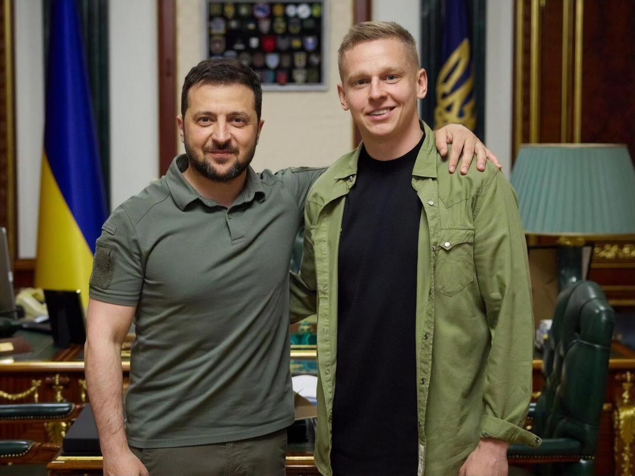 Зинченко прибыл в Украину и встретился с Зеленским