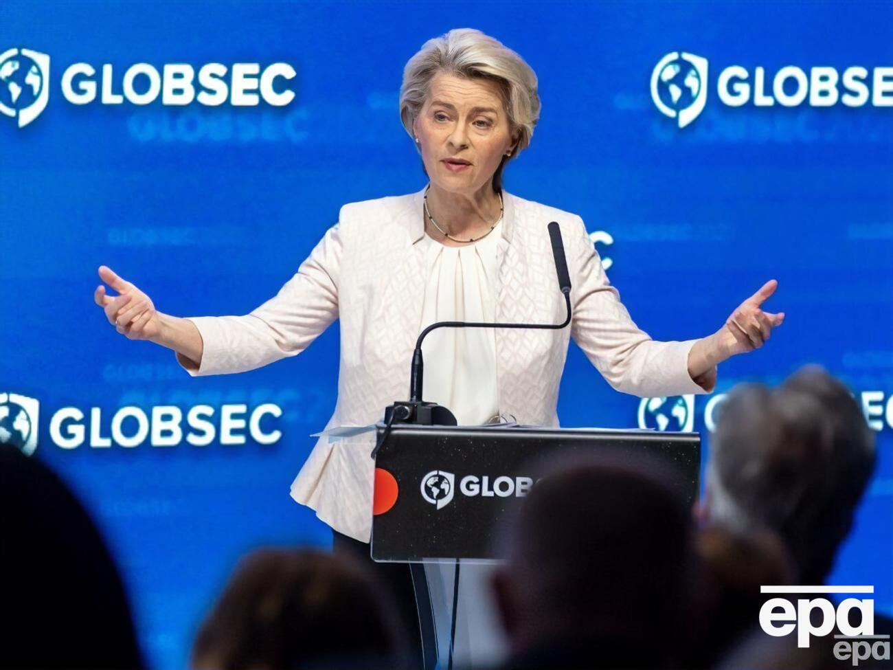 Фон дер Ляйен:&nbsp;Вместе с Украиной мы хотим справедливого мира