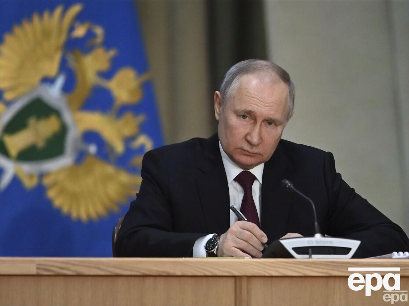 Путін говорив, що удару завдавали "два-три дні тому"