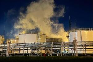 На Ильском нефтеперерабатывающем заводе горели резервуары с нефтепродуктами