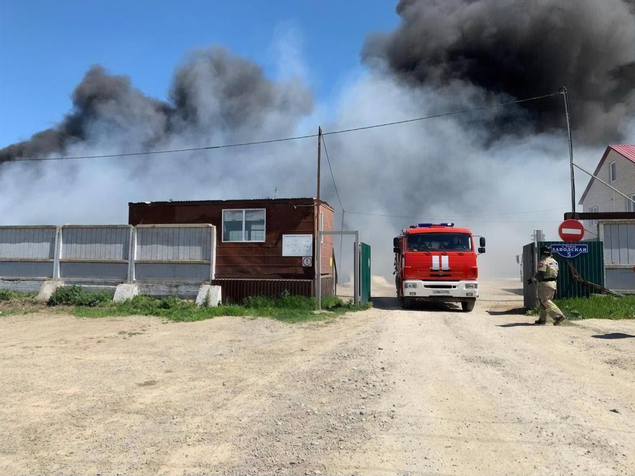 Площадь возгорания составила 500 м&sup2;