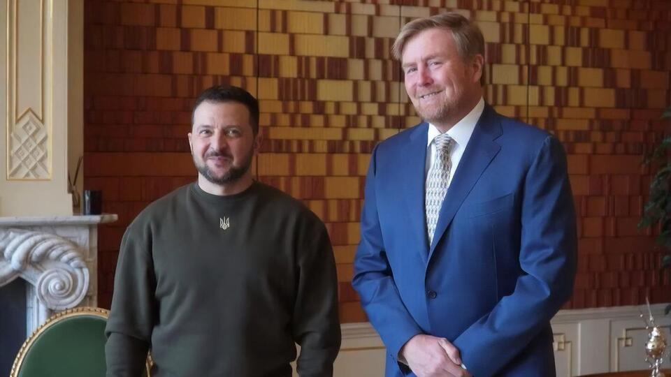Зеленський висловив подяку Віллему-Александру за всебічну підтримку Нідерландами України в захисті свободи й незалежності
