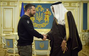Зеленский 5 мая в Киеве провел встречу с Абдуллатифом бин Рашидом Аз-Заяни