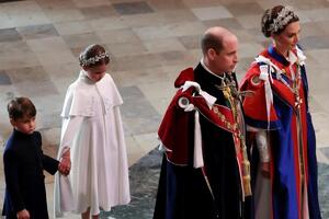 Принц Вільям і його дружина Кетрін були на коронації разом зі своїми дітьми