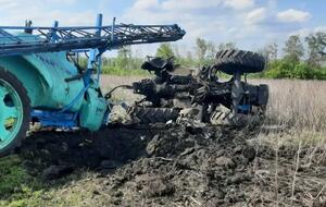 Тракторист наїхав на протитанкову міну