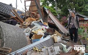 Шесть домов были полностью разрушены в результате землетрясения в Японии