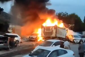 Після зіткнення сталася пожежа