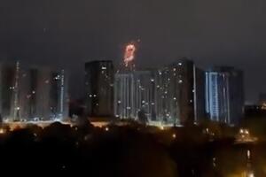 У повітряному просторі Києва виявили і знищили понад 30 ворожих дронів, розповіли у КМВА