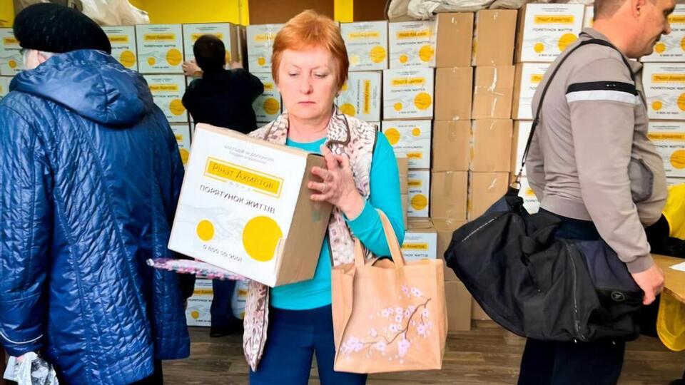 С начала полномасштабной войны Фонд передал почти 219 тыс. наборов для жителей Донецкой области и временно эвакуированных из региона