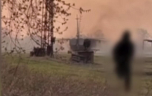 В России партизаны сожгли военный самолет Су-24