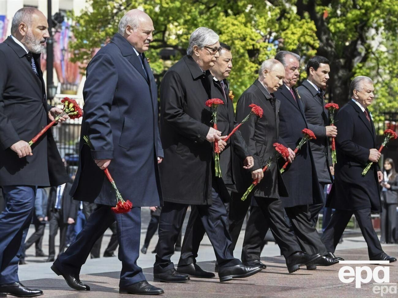 Лідери шести держав і Лукашенко приїхали до Путіна в Москву на День Перемоги