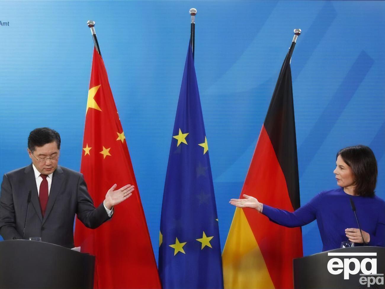 Глави МЗС Китаю й Німеччини дали спільну пресконференцію в Берліні