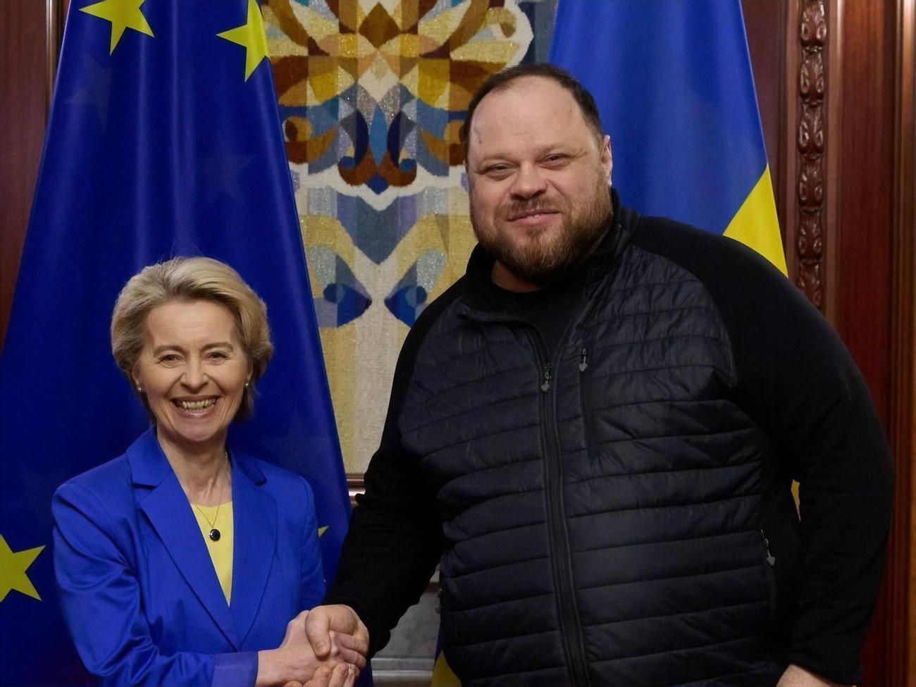 Фон дер Ляєн і Стафанчук обговорили європейську інтеграцію України
