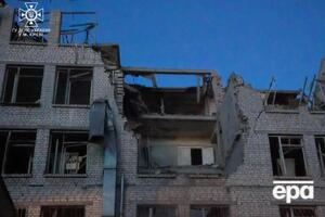 Бомбосховище в поліклініці Деснянського району, біля якого впали уламки, виявилося зачиненим