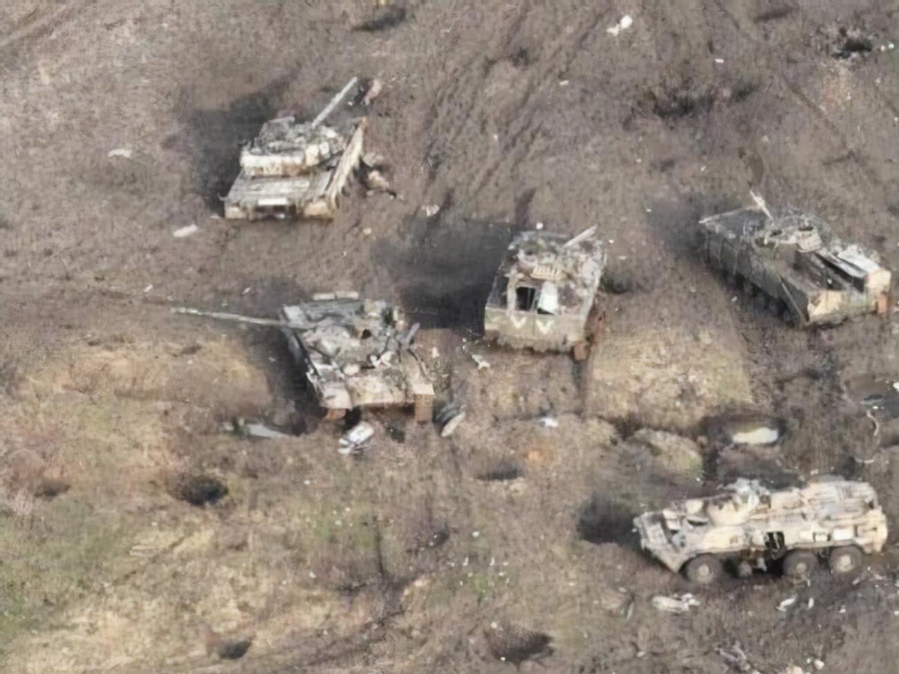 Несмотря на снижение интенсивности боевых действий, украинские защитники уничтожают под Бахмутом, Лиманом и Купянском технику оккупантов