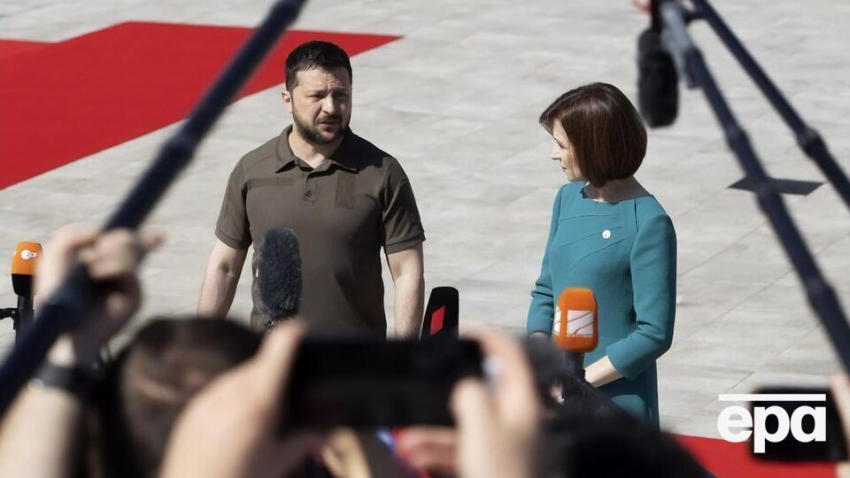 Зеленський у Кишиневі провів зустріч із Санду
