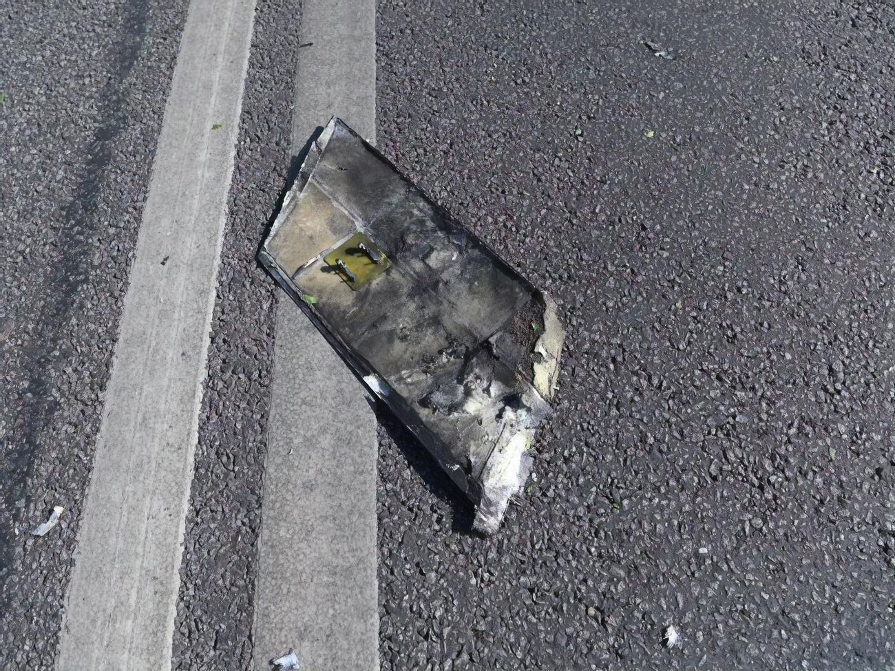 БПЛА упал на дорогу, утверждает Гладков