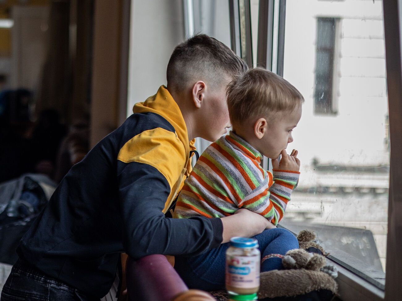 Детей вывозят из прифронтовых городов и сел в более безопасные регионы