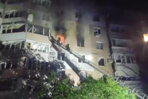 Наслідки падіння уламків в Одесі, ранок 10 червня