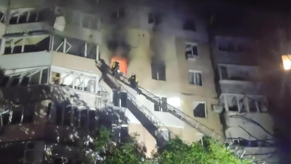 Последствия падения обломков в Одессе, утро 10 июня