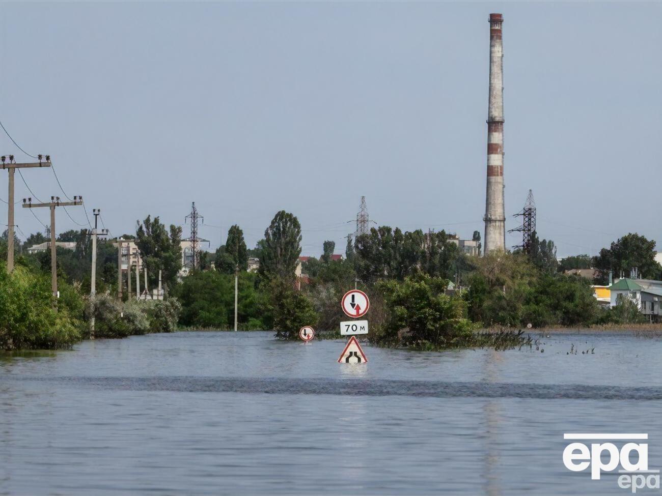 На правом берегу Херсонской области остаются подтопленными 35 населенных пунктов