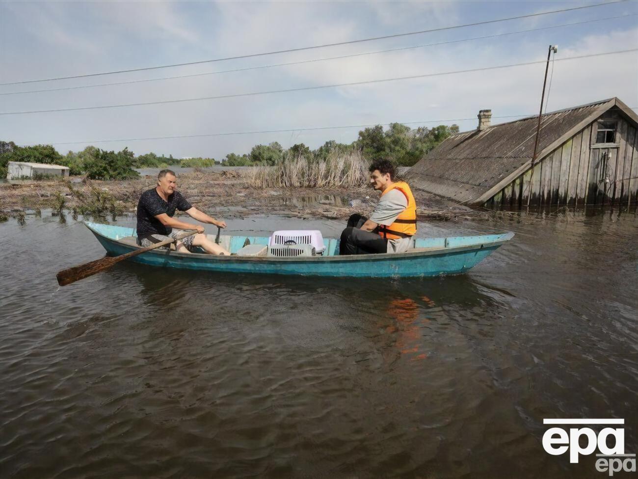 В результате подрыва ГЭС затопило десятки населенных пунктов