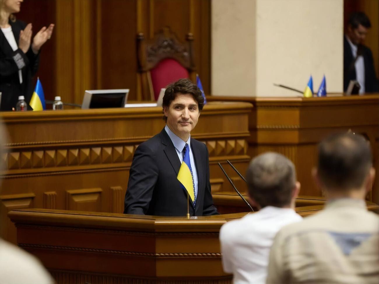 Промову Трюдо українські нардепи вітали оплесками