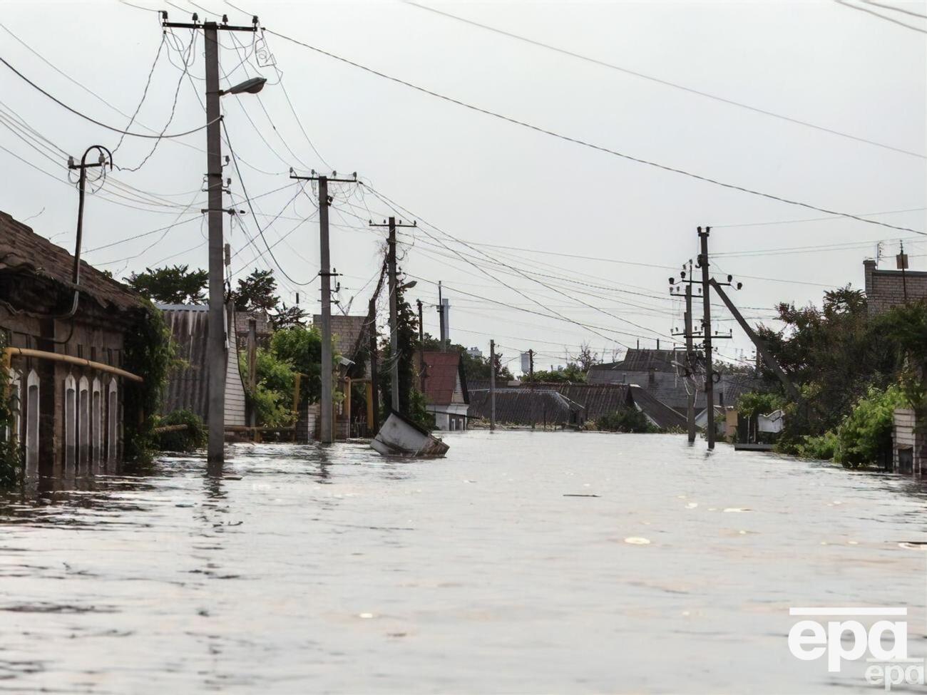 Оккупанты продолжают взрывать плотины в попытках наводнением сдержать контрнаступление Украины