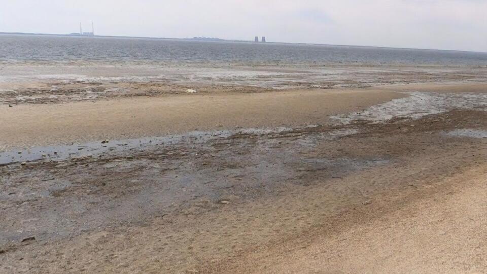 Триває обміління в районі парків "Нижньодніпровський" і "Кам'янська Січ"