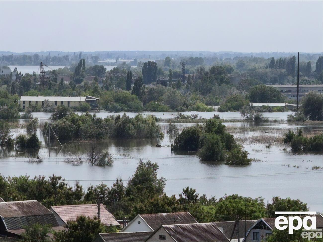 У Херсонській області почав знижуватися рівень води