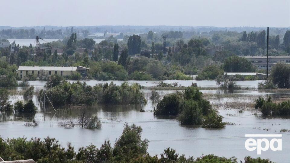 В Херсонской области начал снижаться уровень воды