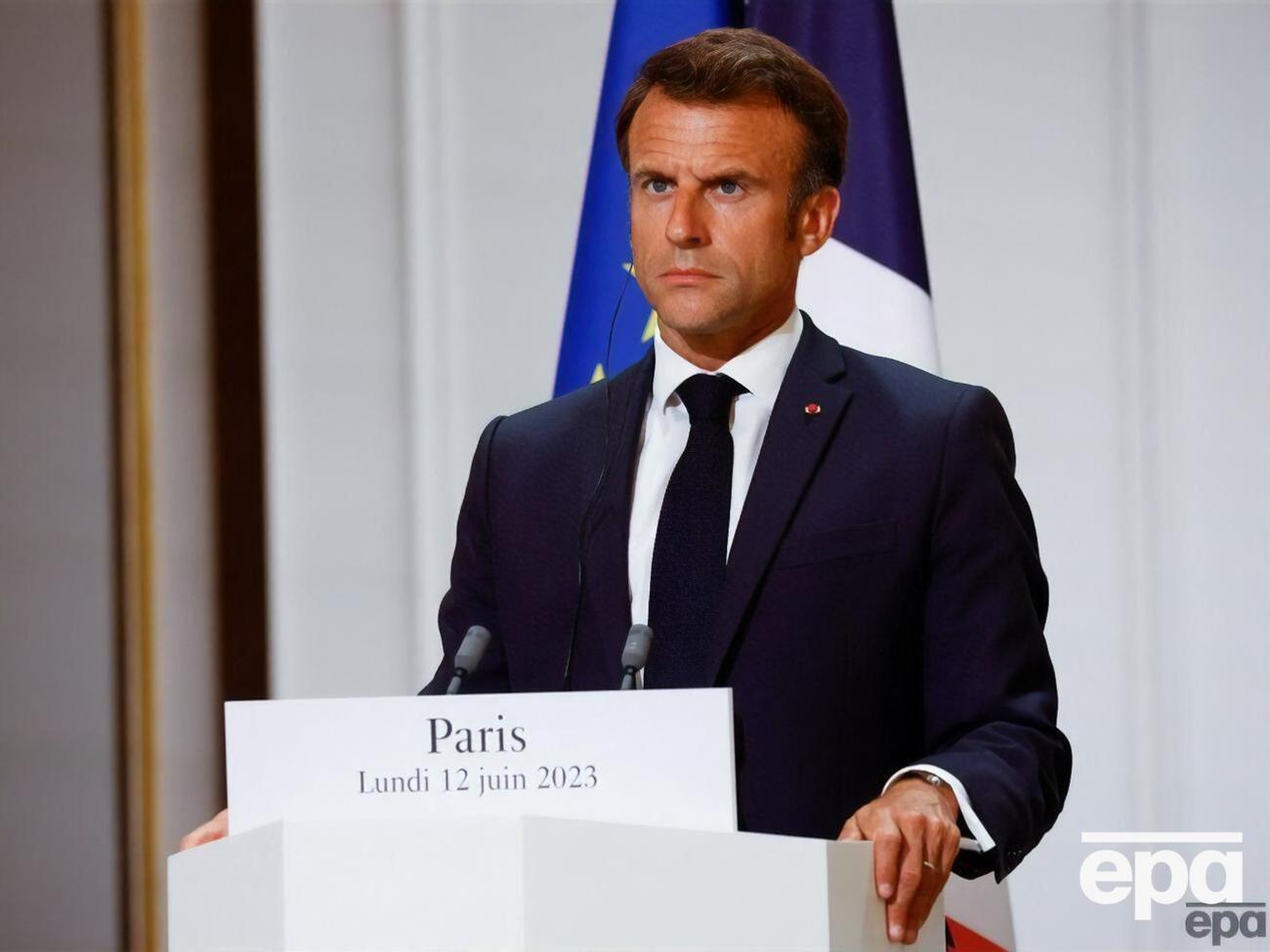 Макрон:&nbsp;Мы позаботимся о том, чтобы Россия не вышла победителем