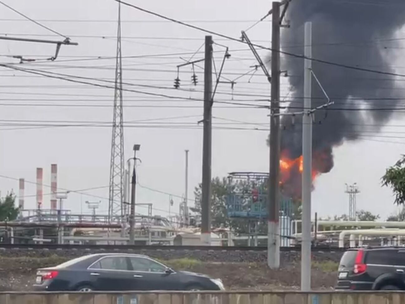 Возгорание произошло рано утром