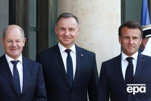 Дуда, Шольц і Макрон обговорили гарантії безпеки для України