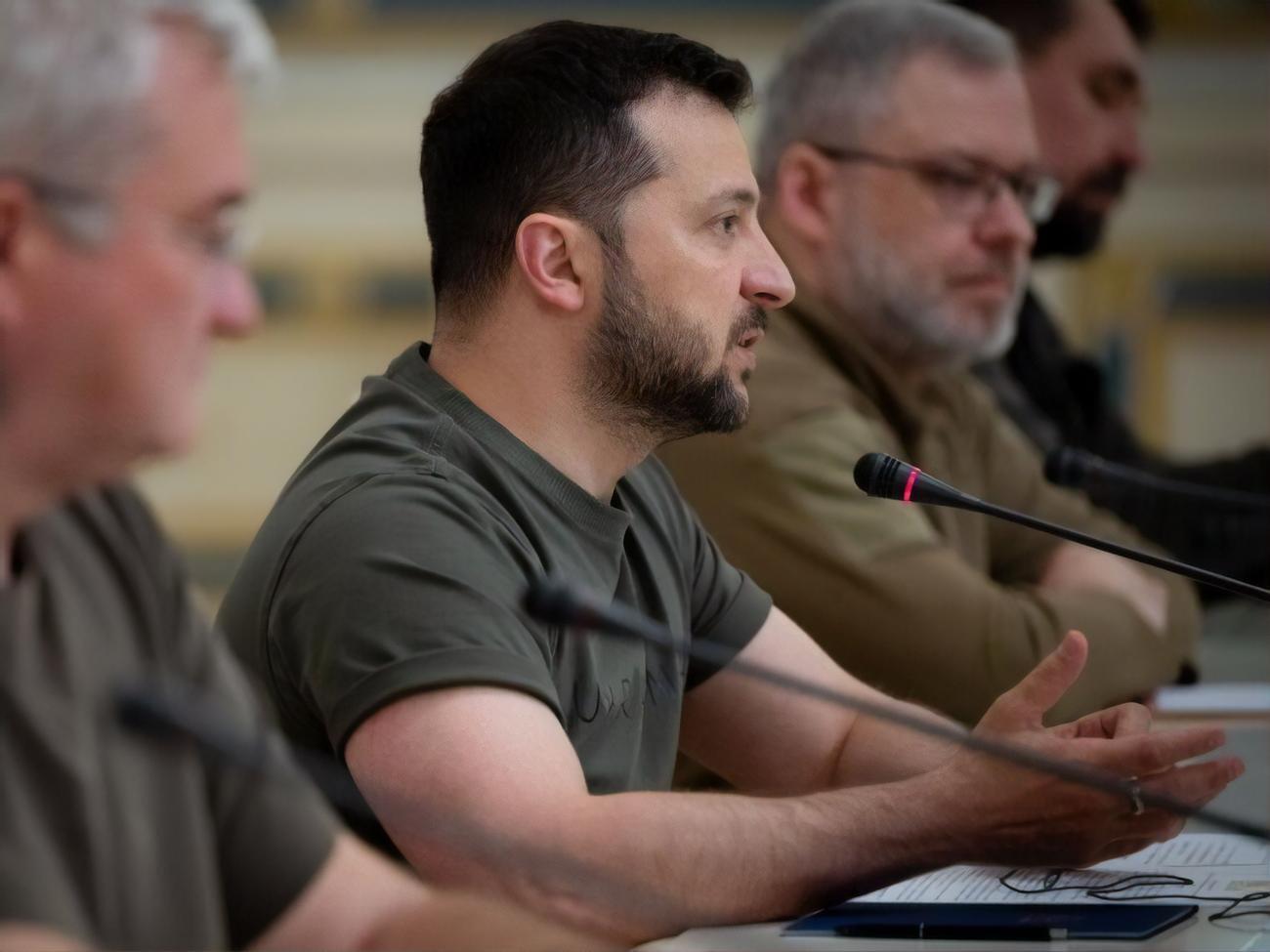 Зеленский встречался с Гросси в Киеве