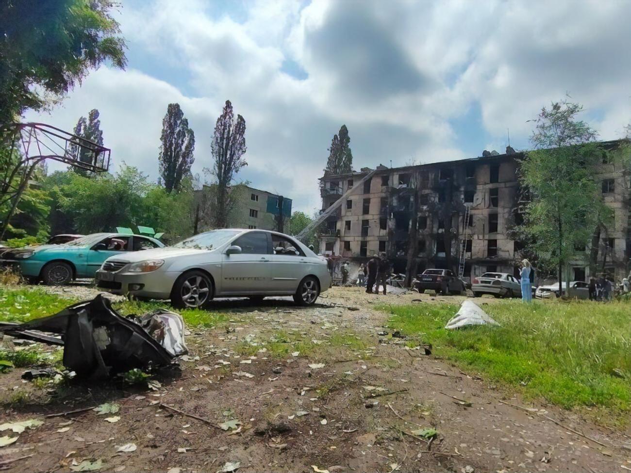 Російські окупанти минулої ночі завдали чергового ракетного удару по Кривому Рогу