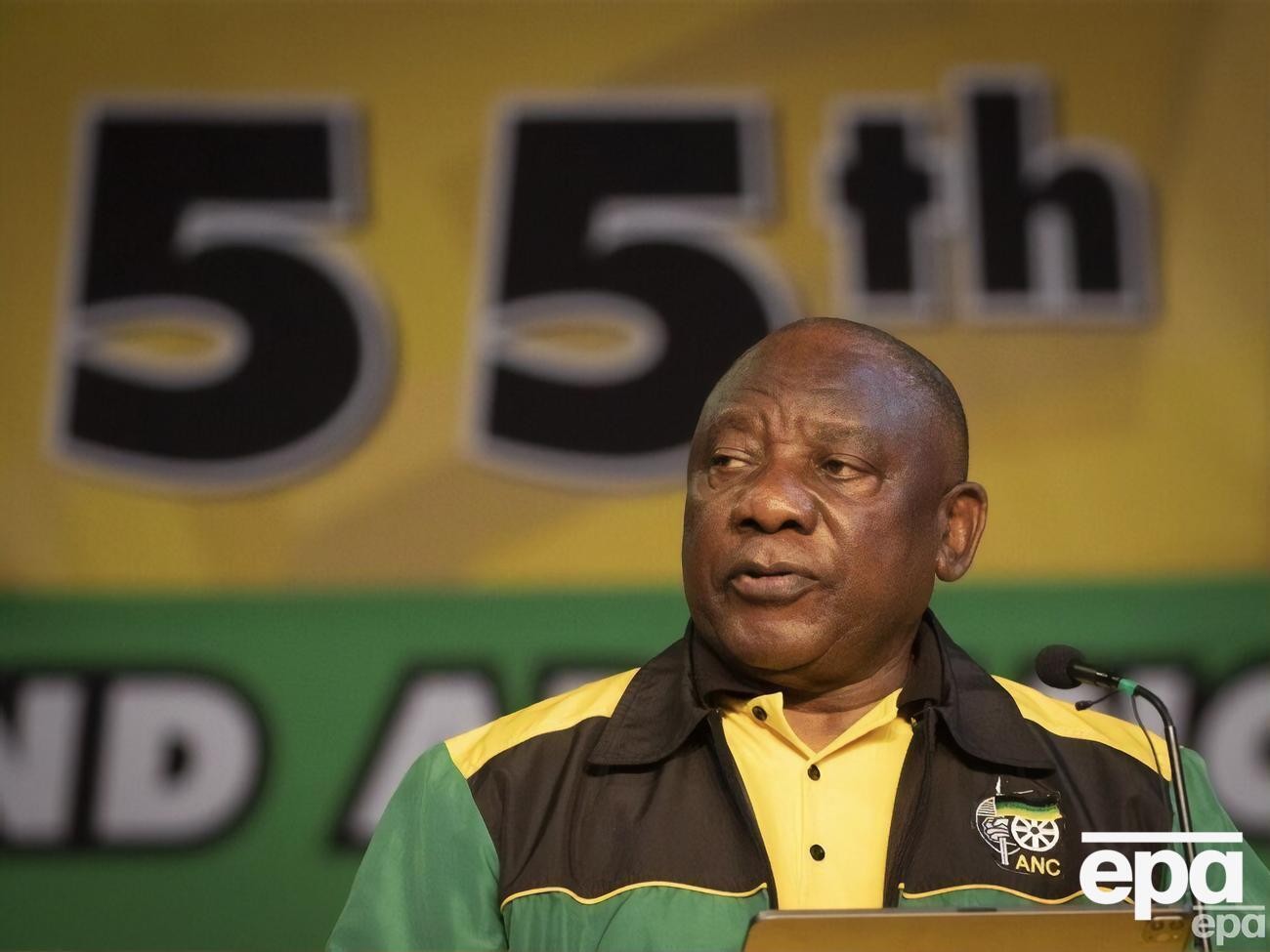 Рамафоса прибыл в Украину 16 июня