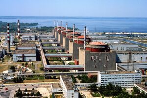 Запорожская АЭС в Энергодаре Запорожской области находится под контролем российских оккупантов с марта 2022 года