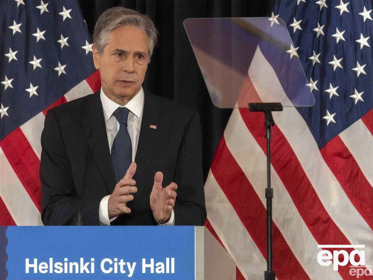 Загальна сума гуманітарної допомоги США, наданої Україні 2023-го фінансового року, перевищила $605 млн, зазначив Блінкен