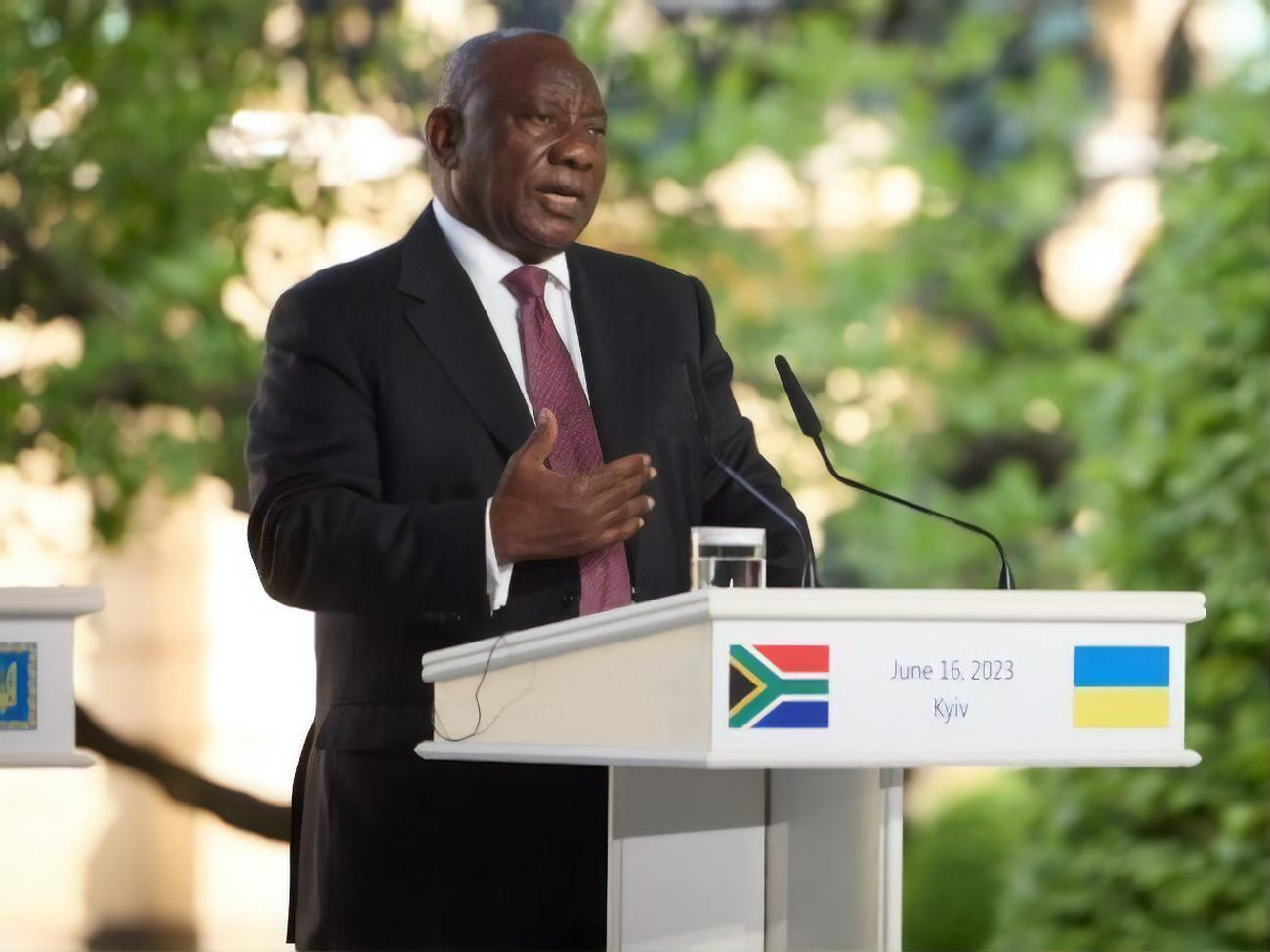 Рамафоса: Сьогодні під час нашого візиту ми чули ракетні удари