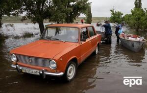 Неконтролируемый паводок после разрушения дамбы снижается