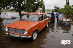 Неконтролируемый паводок после разрушения дамбы снижается