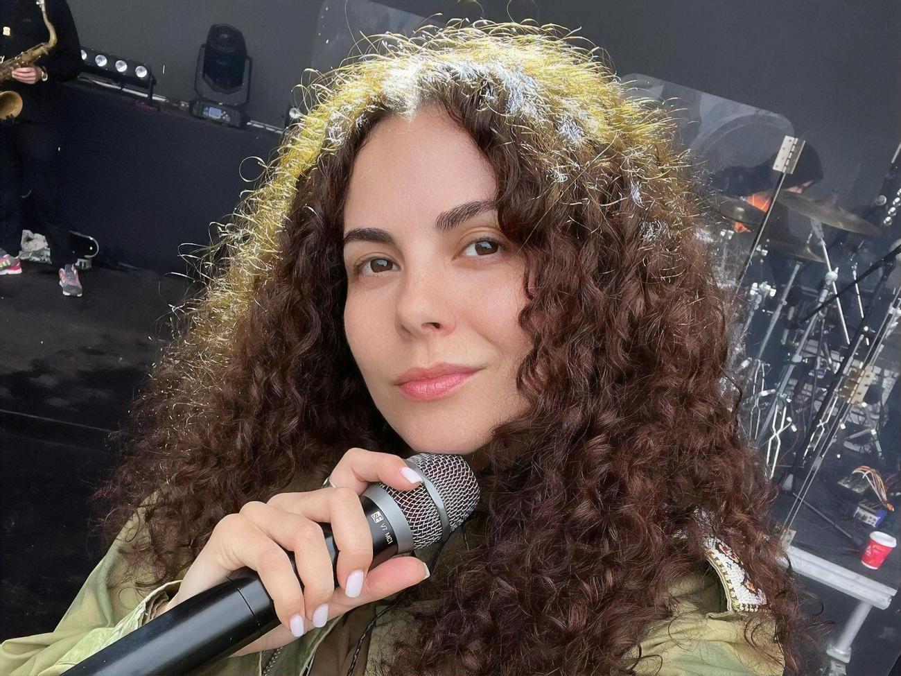 Каменских показала снимок, сделанный во время ее недавнего интервью