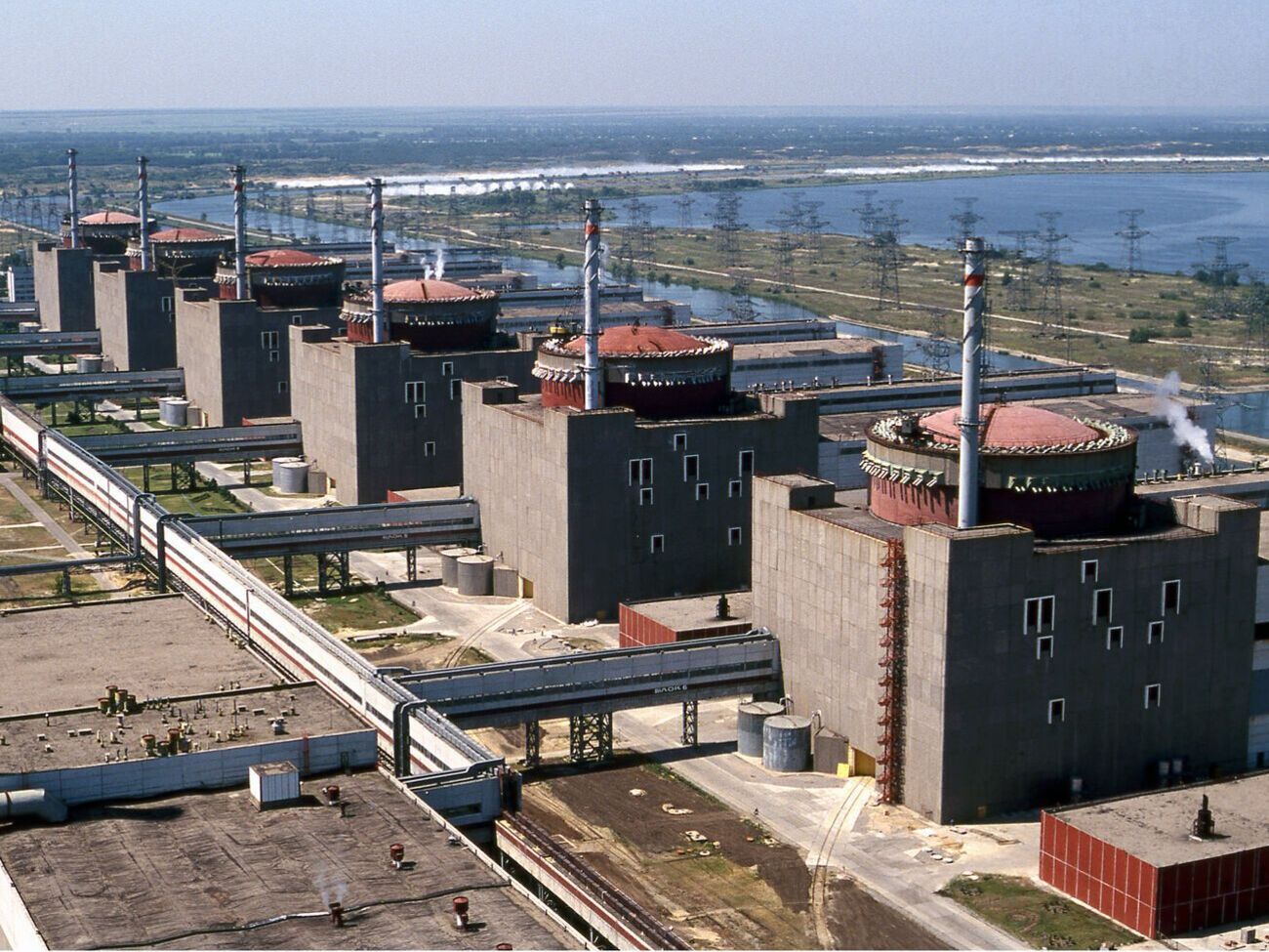 Запорожская АЭС в Энергодаре Запорожской области находится под контролем российских оккупантов с марта 2022 года