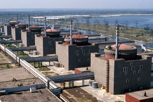 Запорожская АЭС в Энергодаре Запорожской области находится под контролем российских оккупантов с марта 2022 года