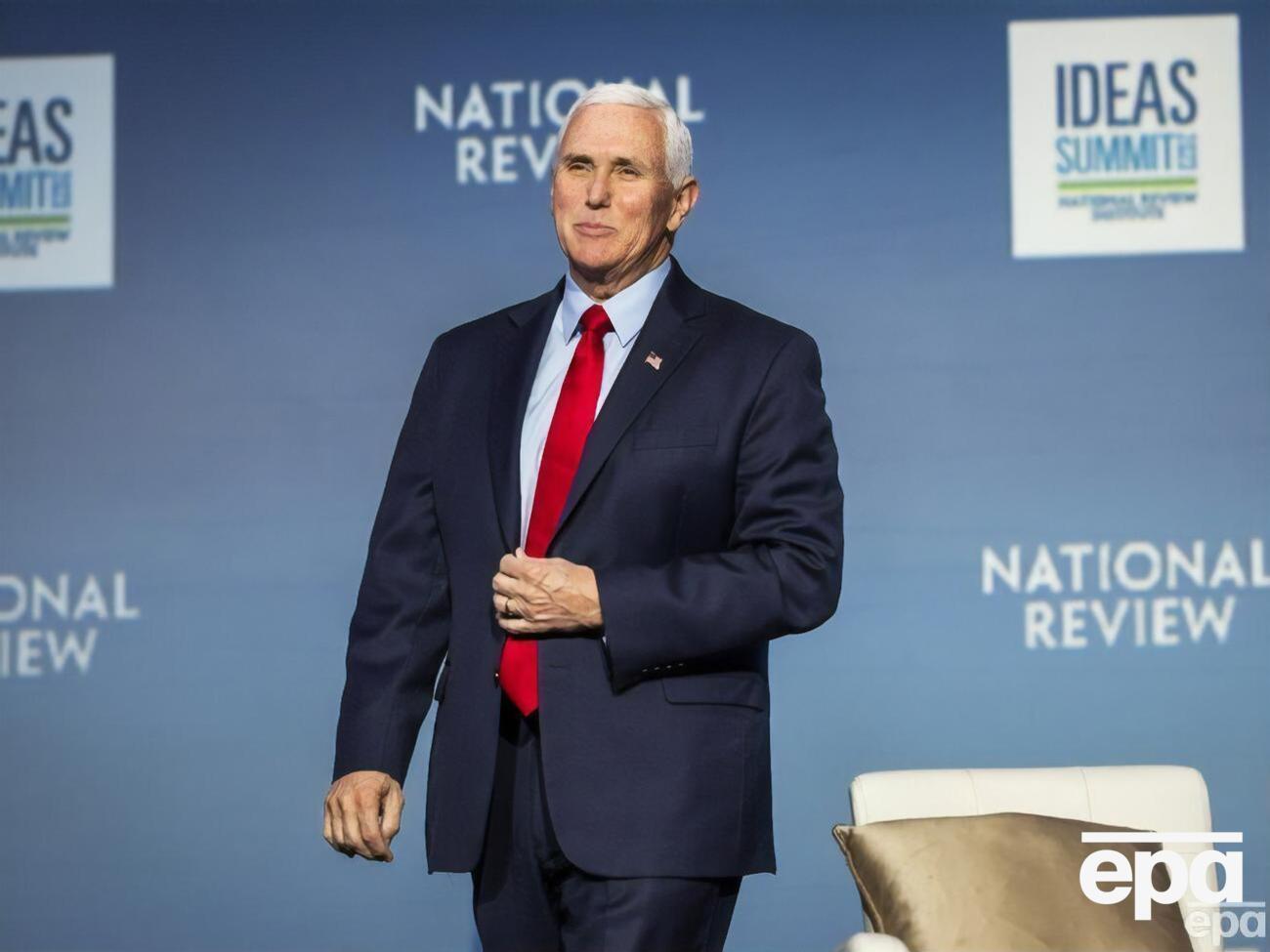 Пенс заявив, що, надавши Україні можливість відбити вторгнення РФ, США надішлють "оглушливий сигнал" Китаю