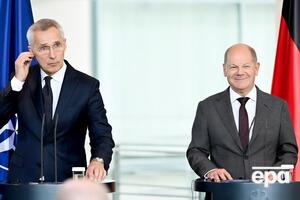 Шольц дал совместную пресс-конференцию со Столтенбергом