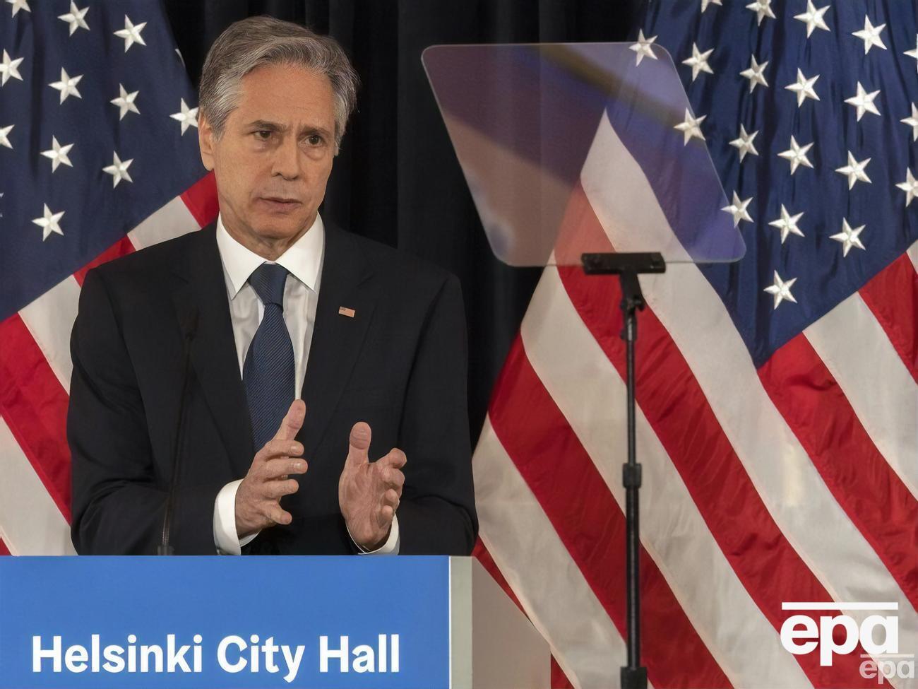 Предпосылкой для значимой дипломатии и реального мира является сильная Украина, заявил глава Госдепа