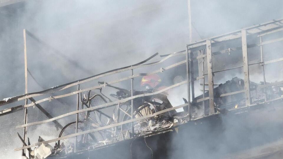 Унаслідок обстрілу РФ Торецька виникли пожежі квартир у двох багатоповерхівках, зазначили у ДСНС